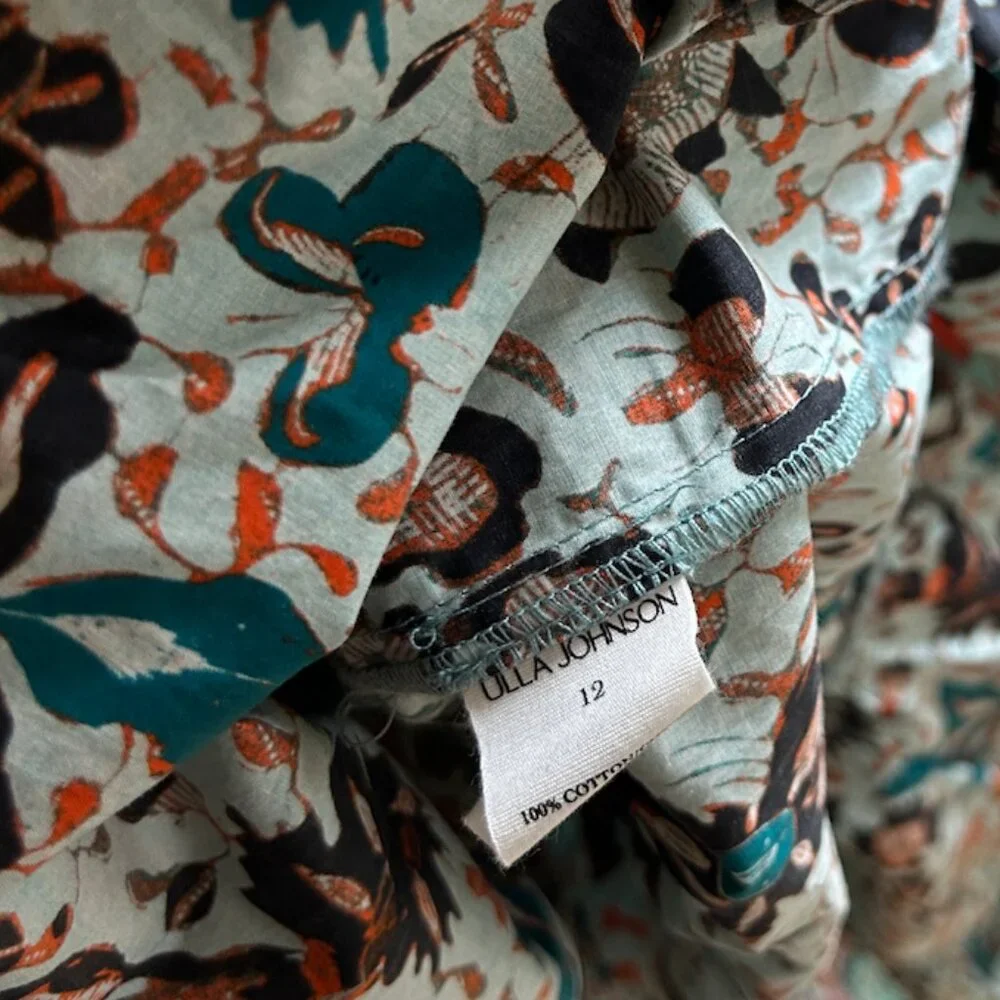 Olina Dress in Jade by Ulla Johnson size 12 NWOT - Picture 5 of 6